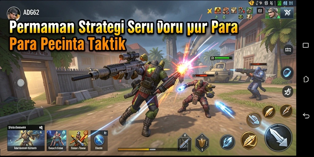 Screenshot utama <strong>ADG62</strong> menunjukkan gameplay strategi yang mendebarkan.