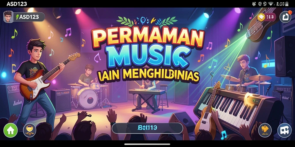 Tampilan gameplay ASD123 dengan grafis menarik dan interaktif.