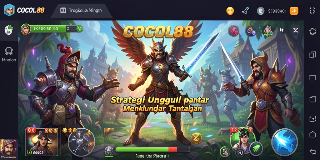 Tampilan gameplay <strong>COCOL88</strong> yang menegangkan dan strategis.