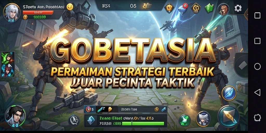 Tampilan gameplay GOBETASIA yang penuh dengan strategi dan taktik.