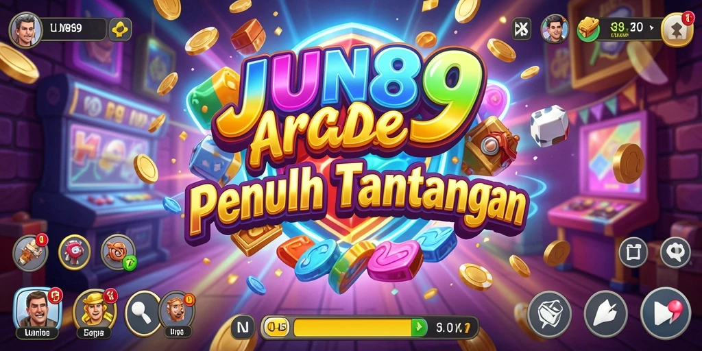 Tangkapan layar gameplay seru dari JUN88 yang menampilkan tantangan Arcade.