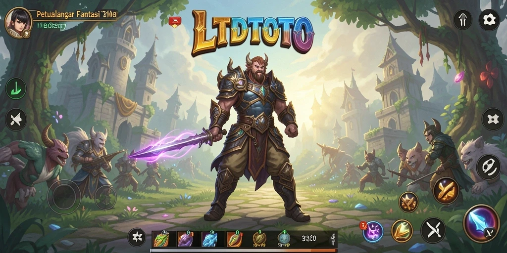 Tampilan gameplay menegangkan di LTDTOTO dengan aksi pertarungan yang seru.