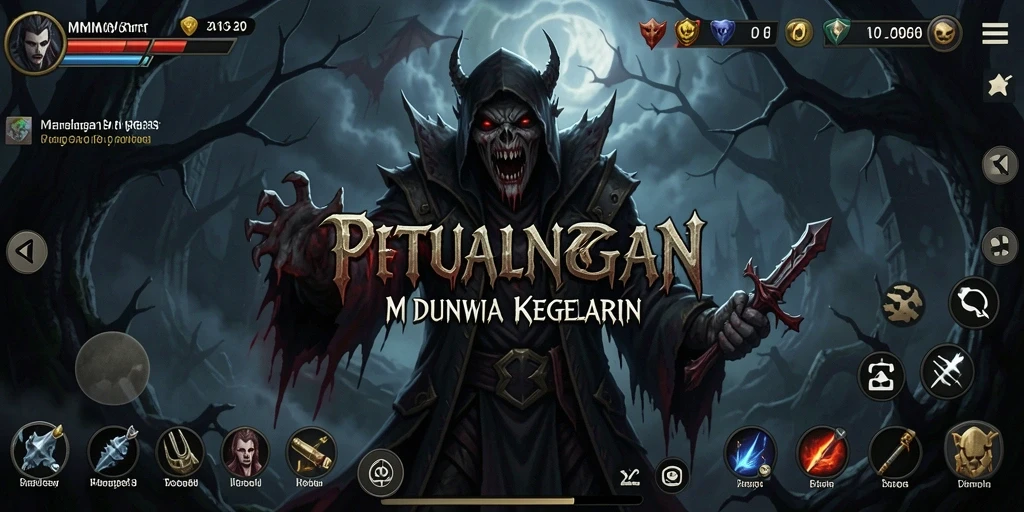 Screenshot menampilkan momen menyeramkan dalam gameplay MIMINBET.