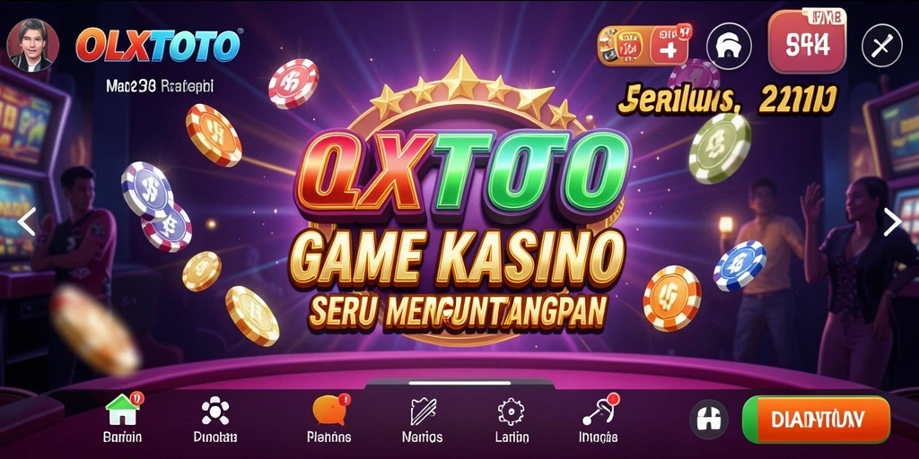 Tampilan gameplay seru di OLXTOTO menghadirkan pengalaman Kasino terbaik.
