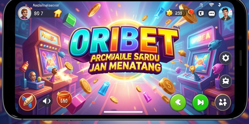 Screenshot ORIBET menampilkan gameplay Arcade yang seru dan mendebarkan.