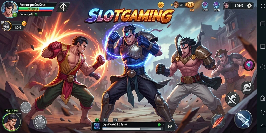 Tampilan aksi seru dari game Fighting SLOTGAMING.
