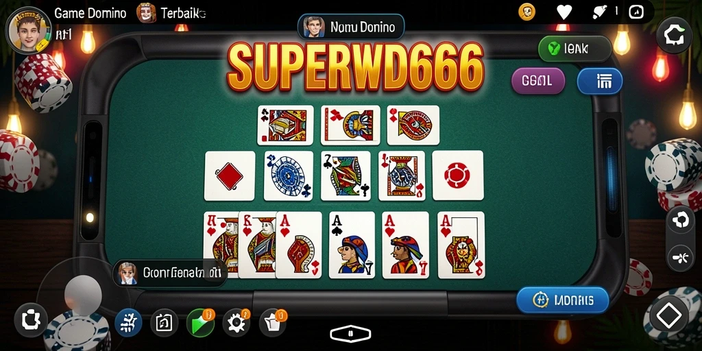 Tampilan gameplay menarik dari SUPERWD666 dengan player yang bersaing.