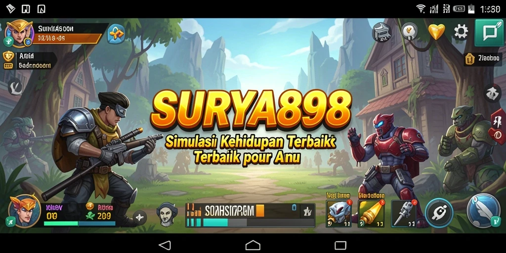 Tampilan gameplay simulasi yang menarik dari SURYA898.