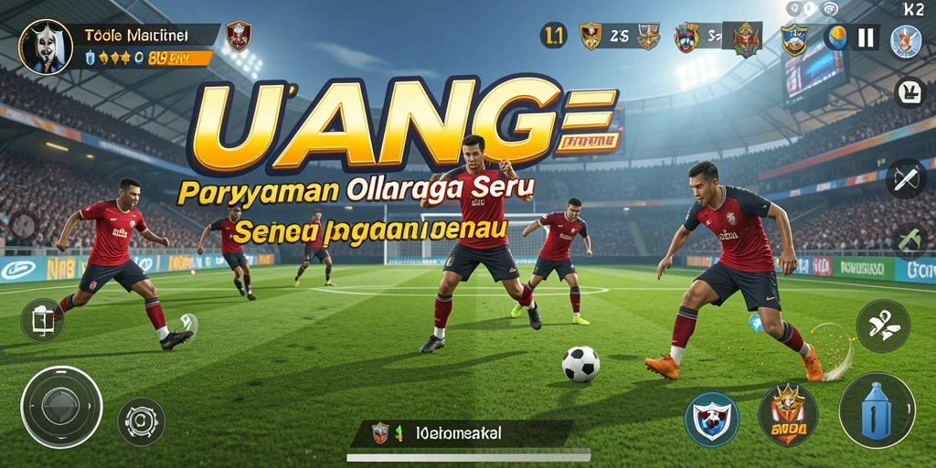 Tampilan gameplay UANG yang seru dan kompetitif dalam olahraga.