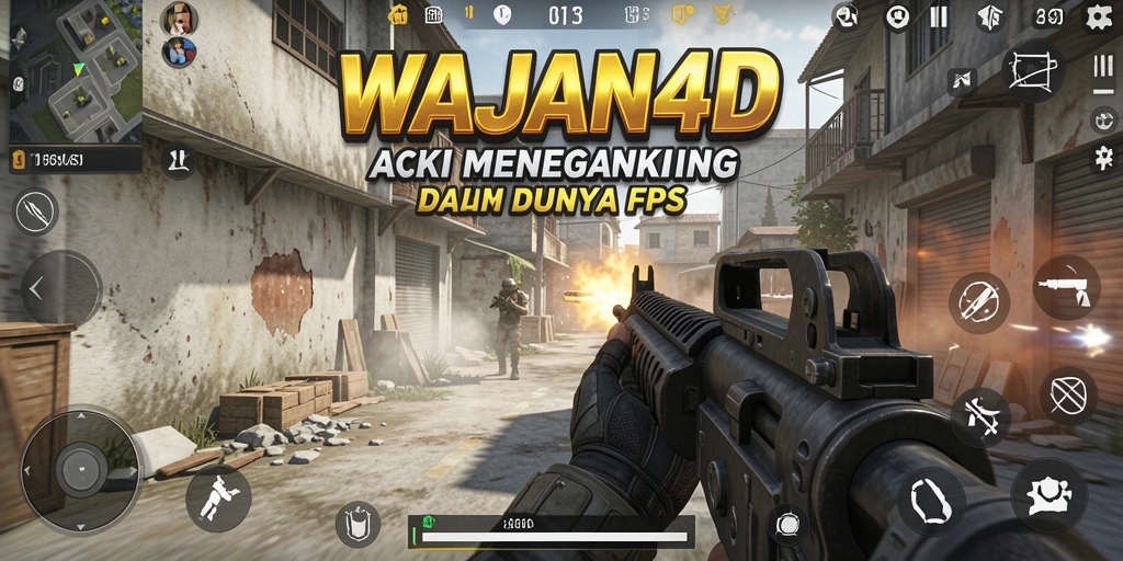 Tampilan aksi seru dalam gameplay WAJAN4D.